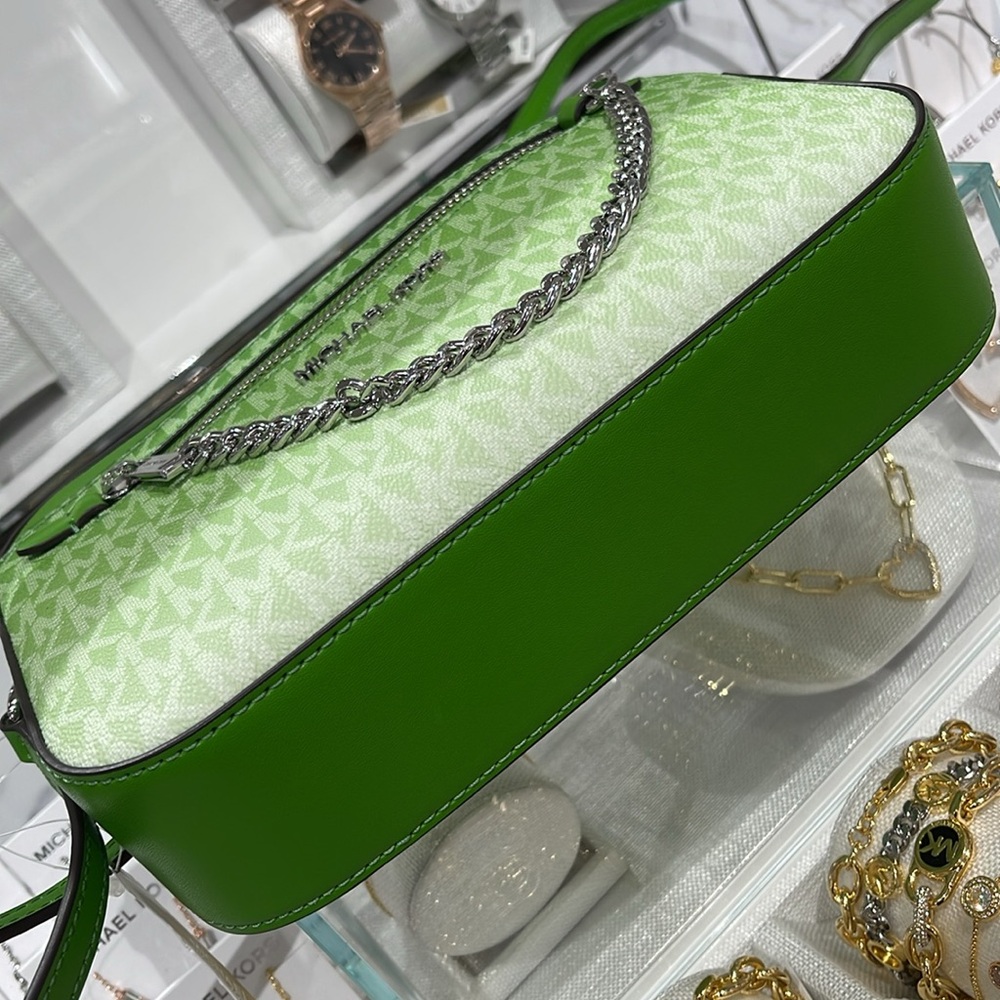 Michael Kors Jet Set Lg Ombré Signature Logo Crossbody Body
Jungle Green NWT - Picture 8 of 16